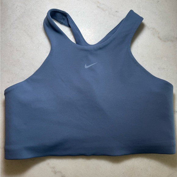 Nike Women's Slate Blue Sports Bra - Picture 1 of 1